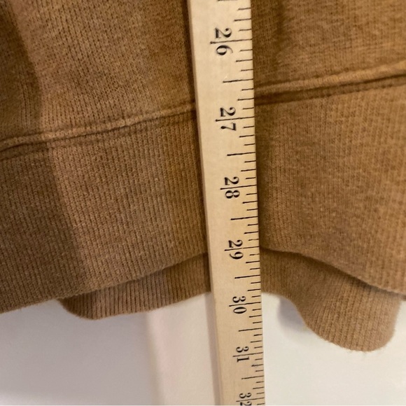 Men's Lands End Brown Pull Over Quarter Zip Sweater Size XL Business Casual - Picture 13 of 14